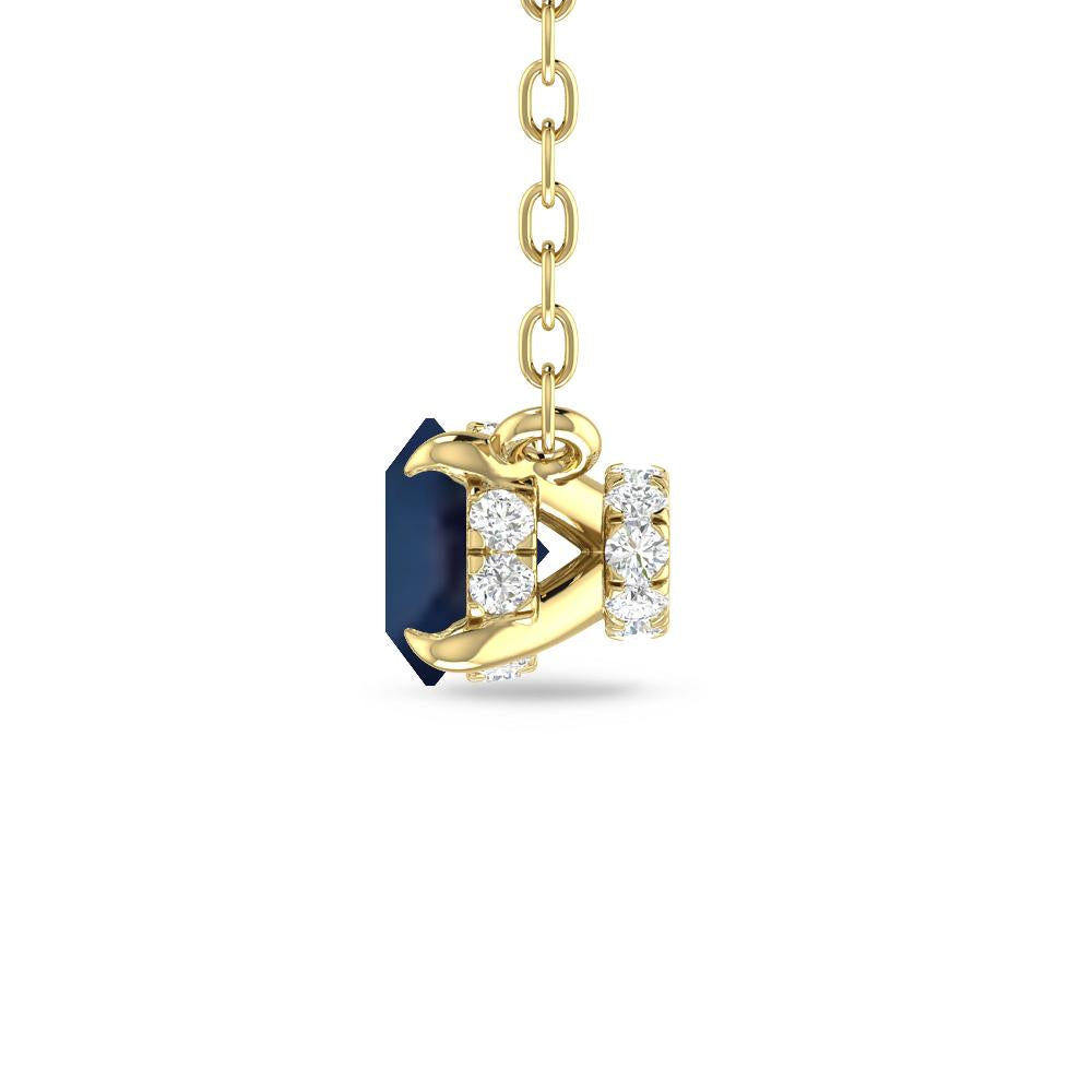 Yellow Gold - Sapphire