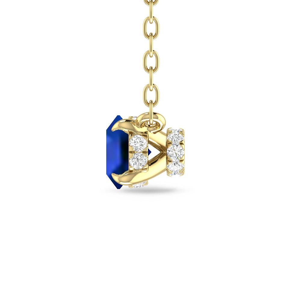 Yellow Gold - Sapphire