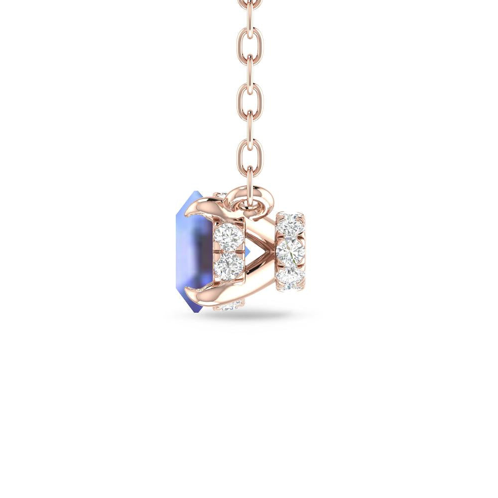 Rose Gold - Tanzanite