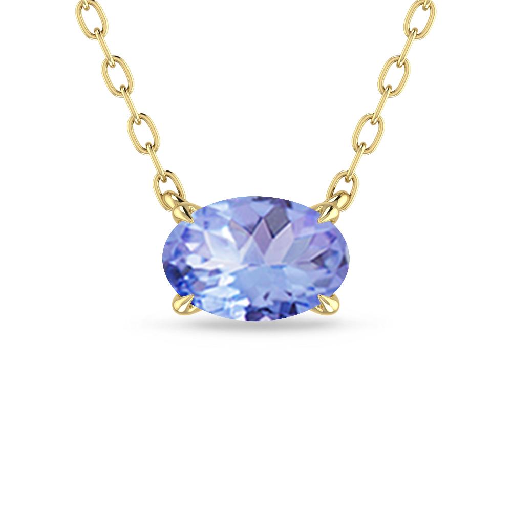 Yellow Gold - Tanzanite