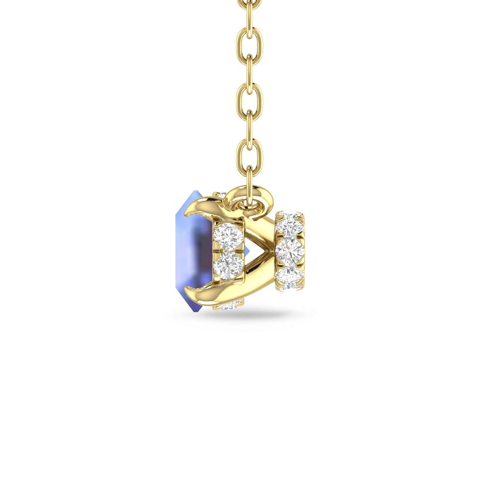 Yellow Gold - Tanzanite