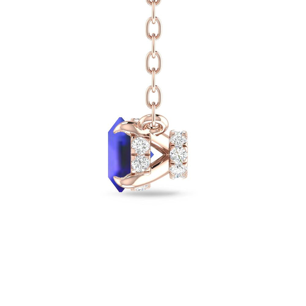 Rose Gold - Tanzanite