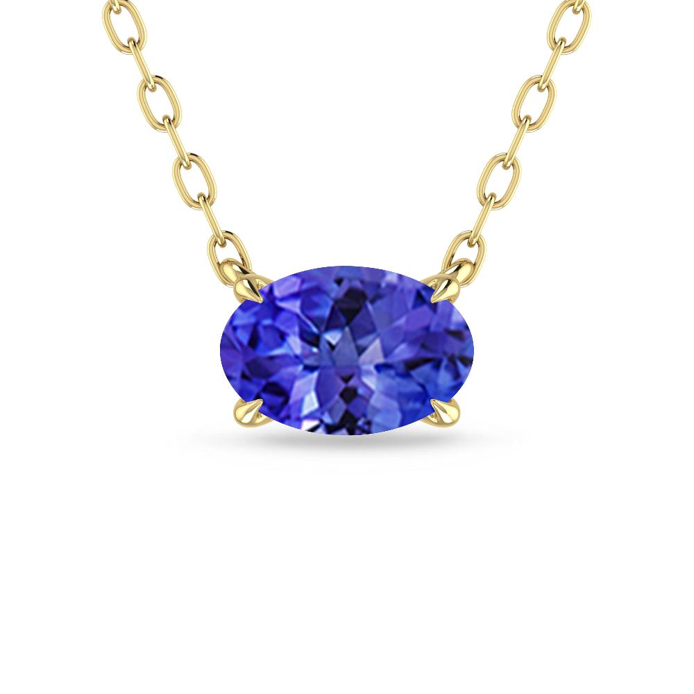 Yellow Gold - Tanzanite