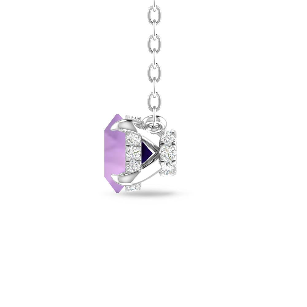 White Gold - Amethyst