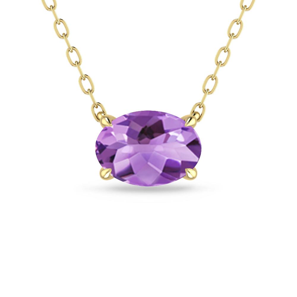 Yellow Gold - Amethyst