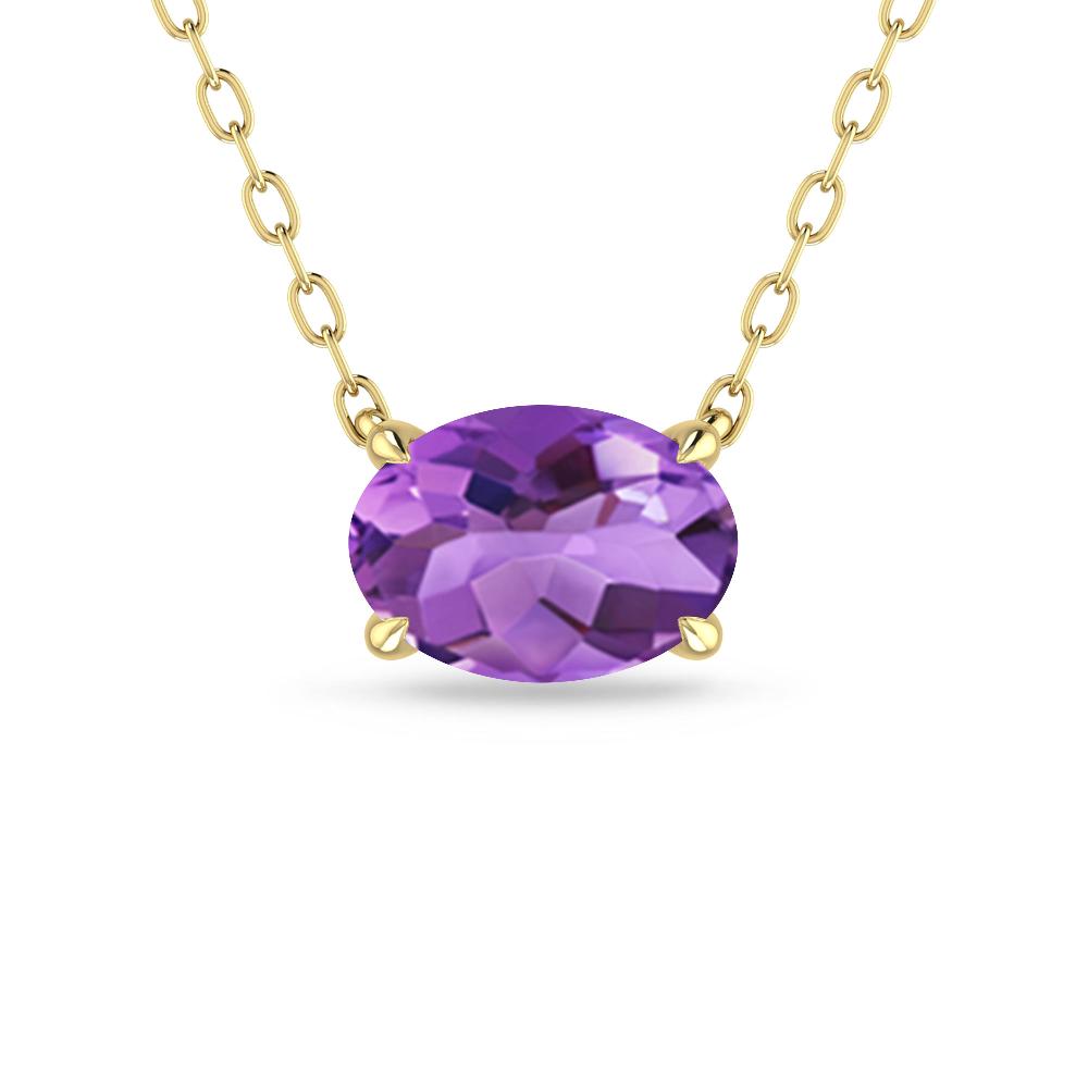 Yellow Gold - Amethyst