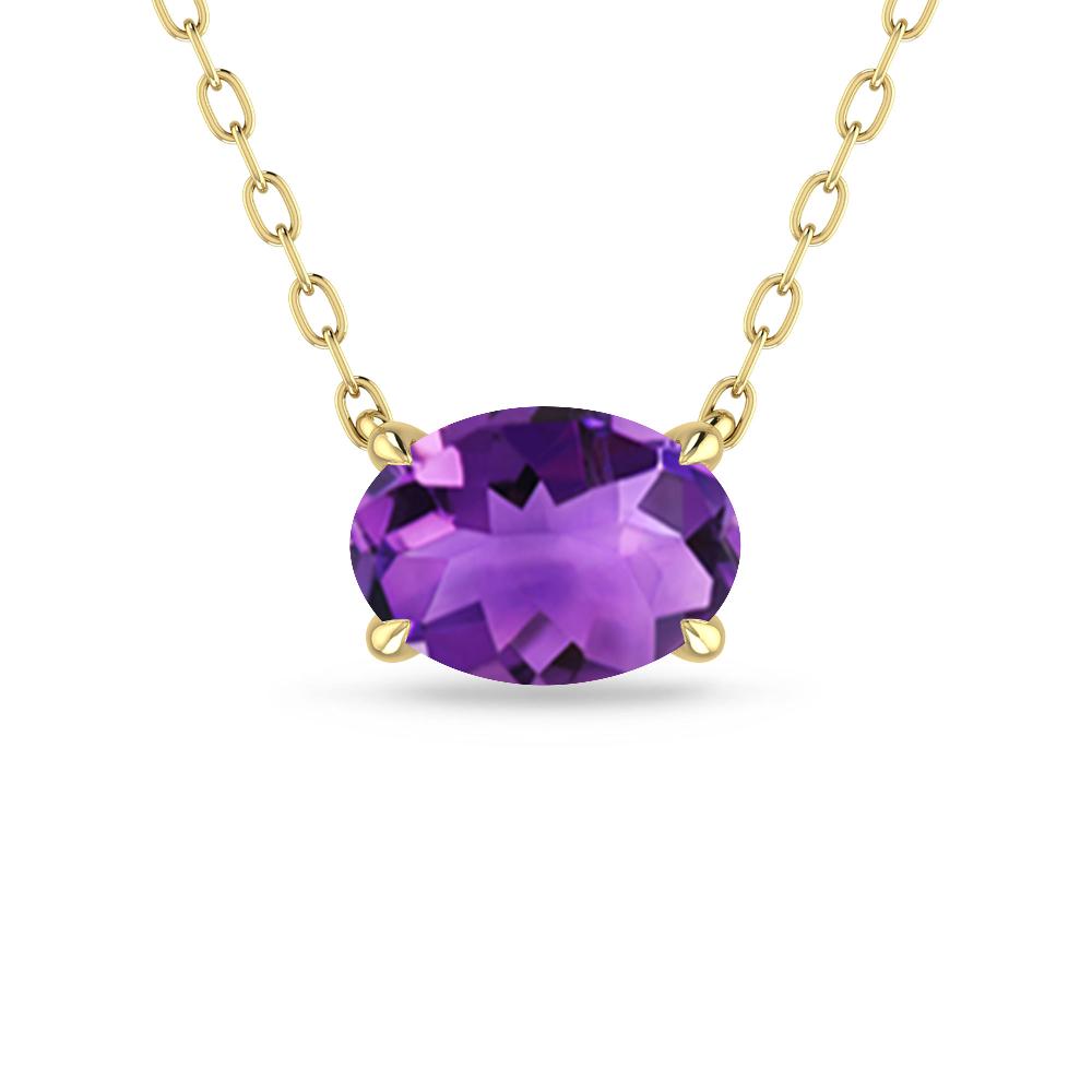 Yellow Gold - Amethyst