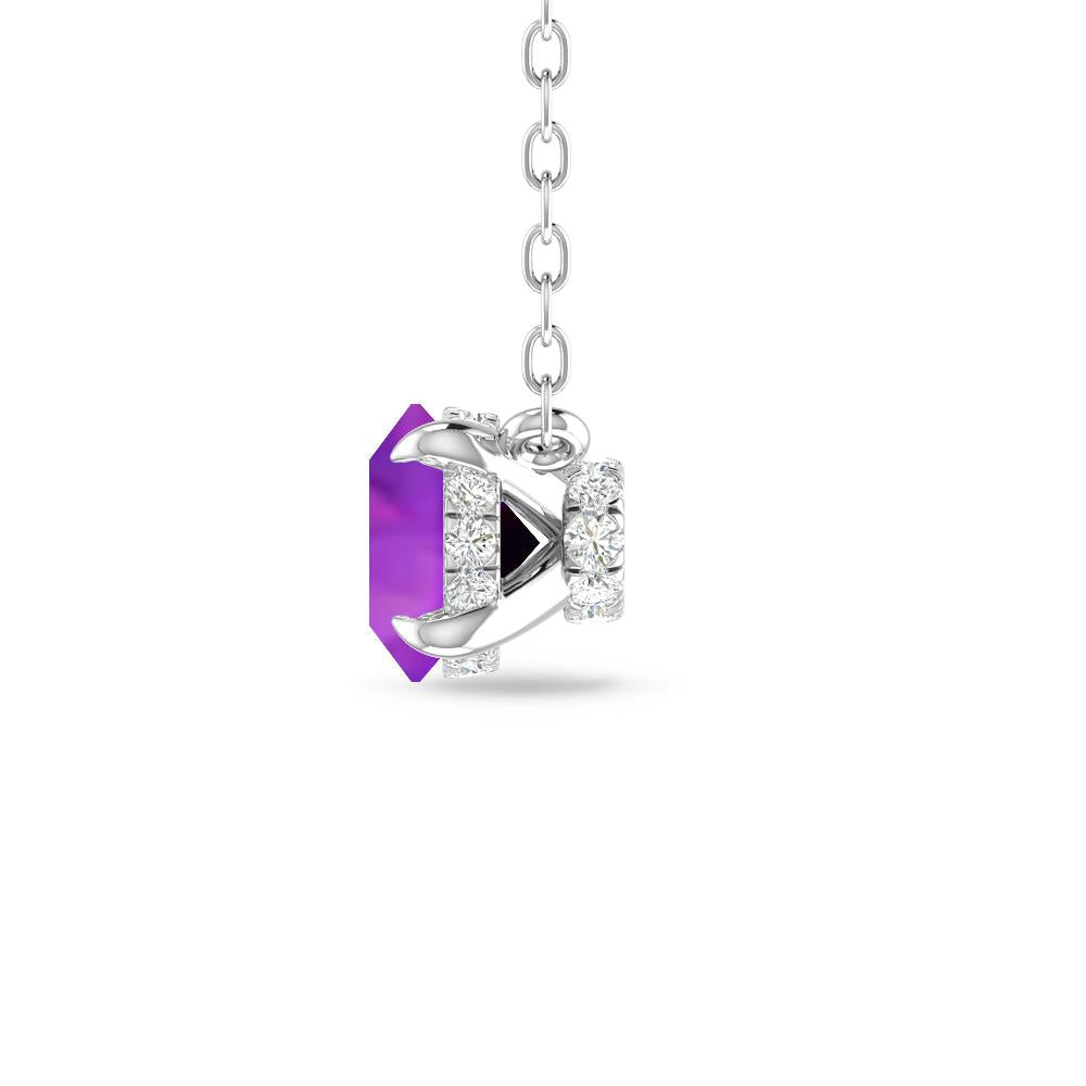 White Gold - Amethyst