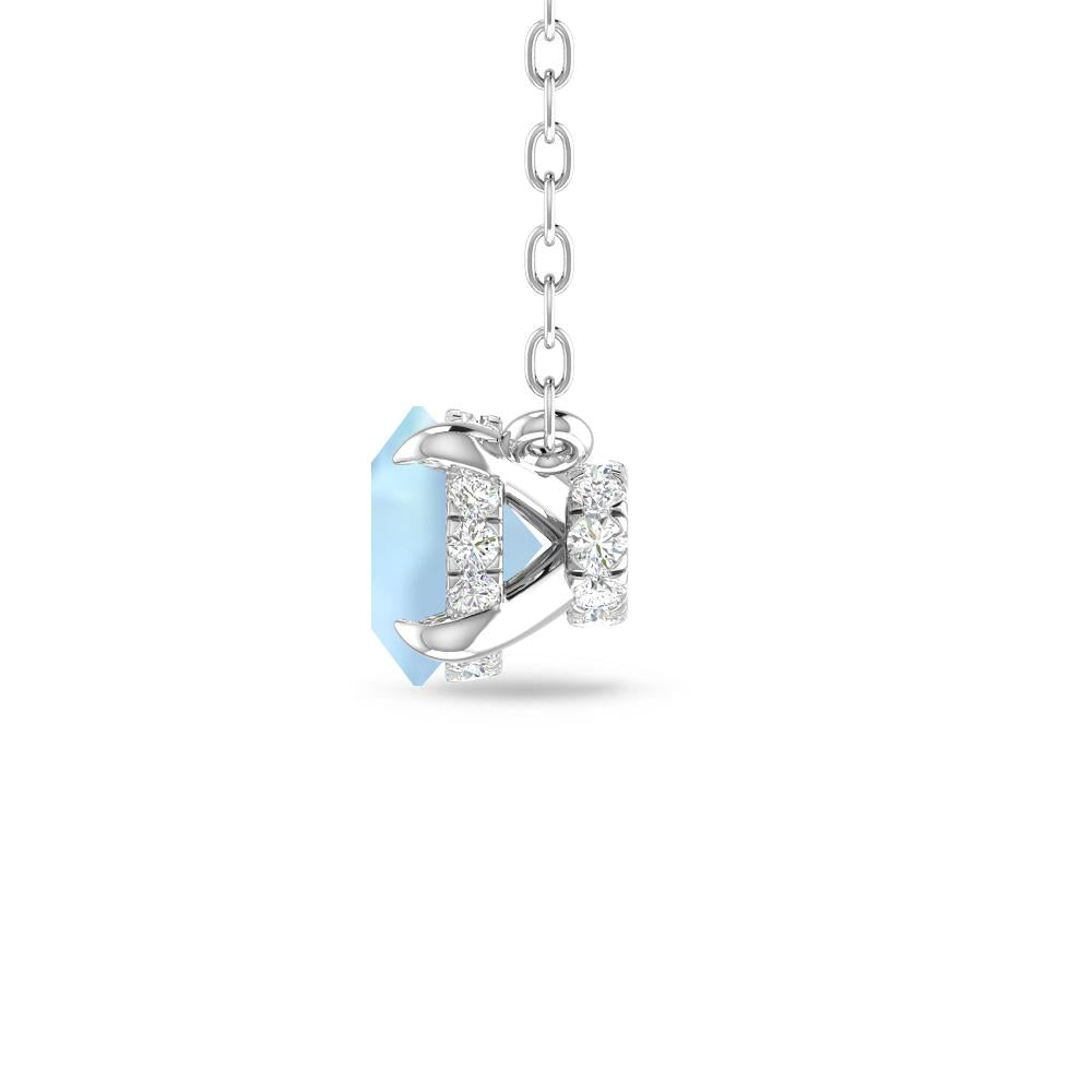 White Gold - Aquamarine