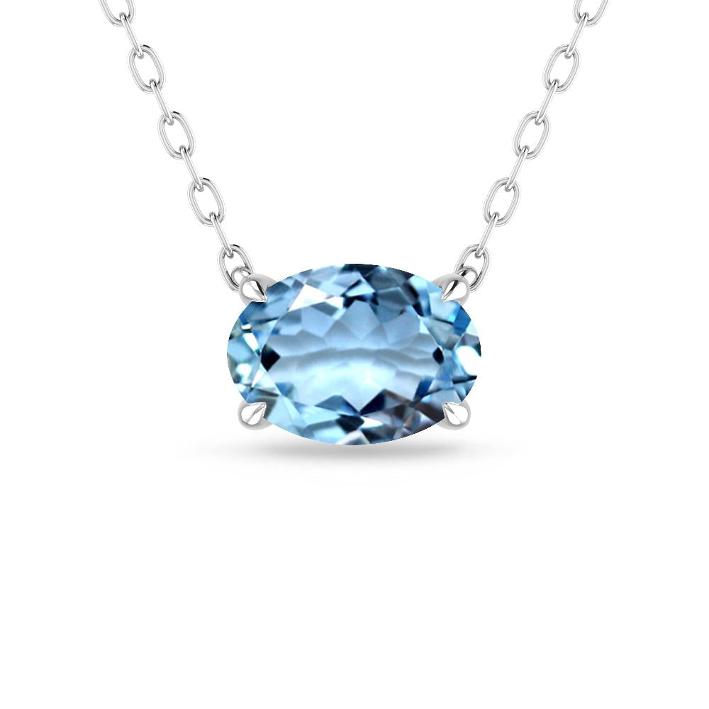 White Gold - Aquamarine