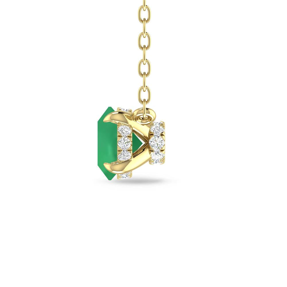 Yellow Gold - Emerald