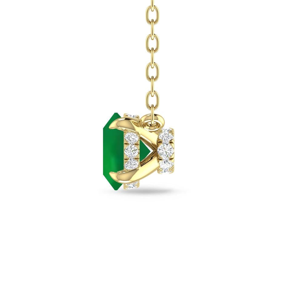 Yellow Gold - Emerald