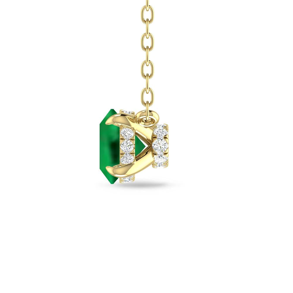 Yellow Gold - Emerald