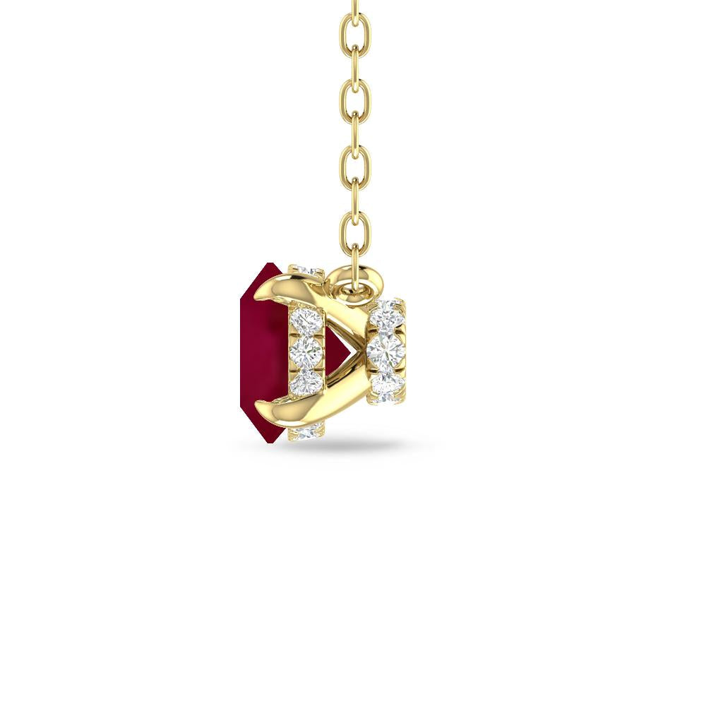 Yellow Gold - Garnet