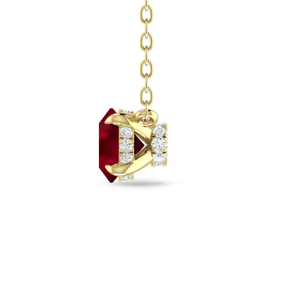 Yellow Gold - Garnet