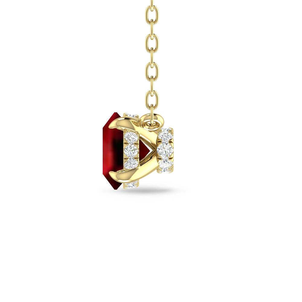 Yellow Gold - Garnet