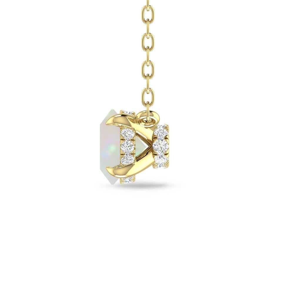 Yellow Gold - Opal