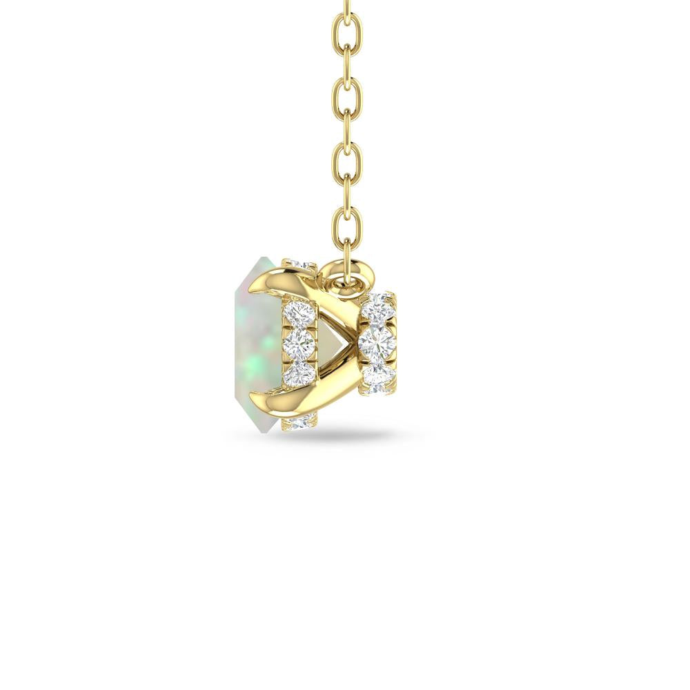 Yellow Gold - Opal