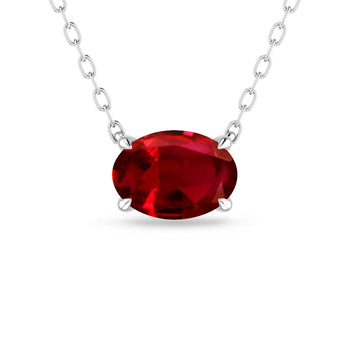 White Gold - Ruby