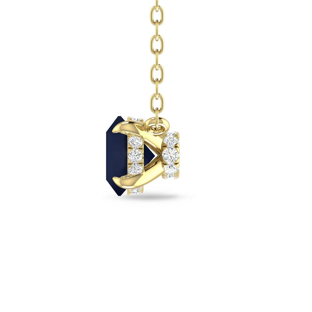 Yellow Gold - Sapphire