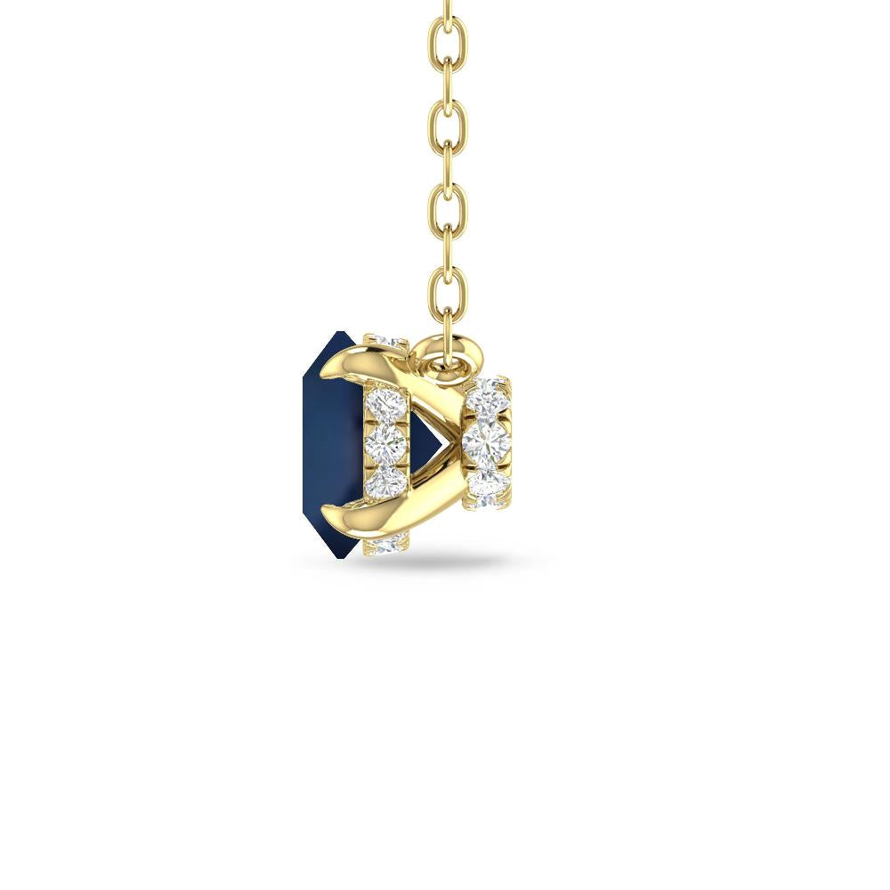 Yellow Gold - Sapphire