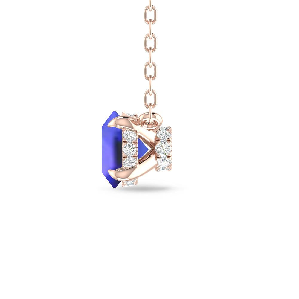 Rose Gold - Tanzanite