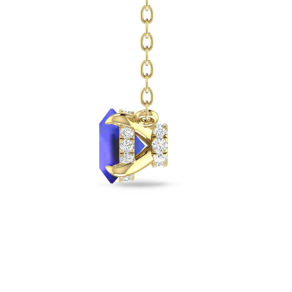 Yellow Gold - Tanzanite