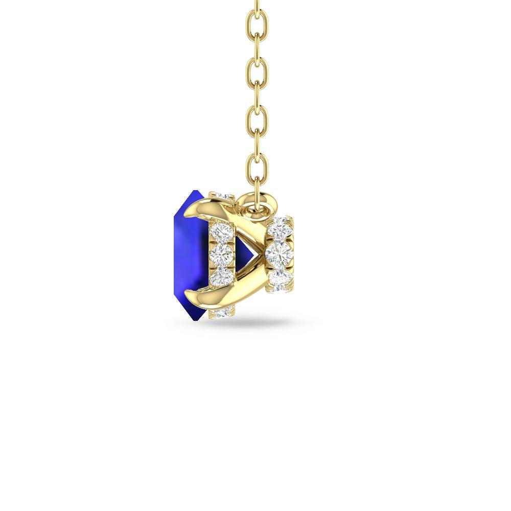 Yellow Gold - Tanzanite