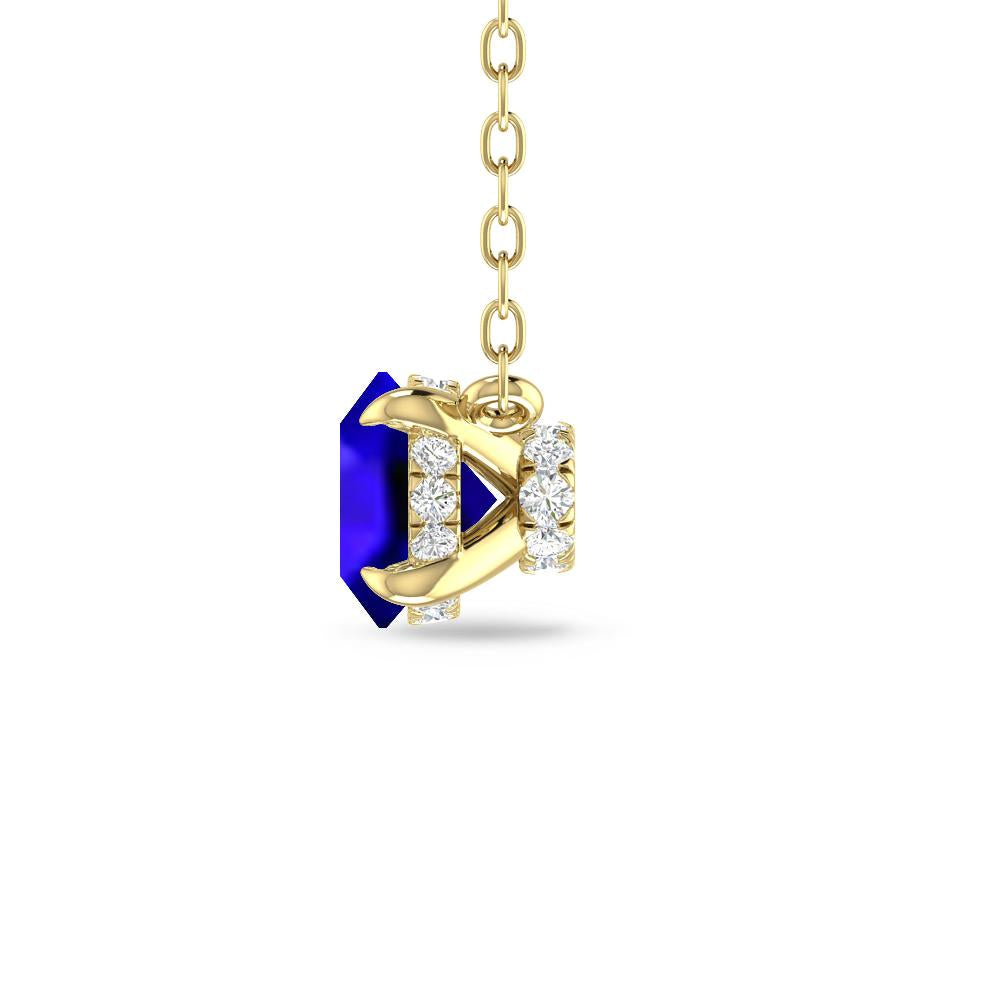 Yellow Gold - Tanzanite