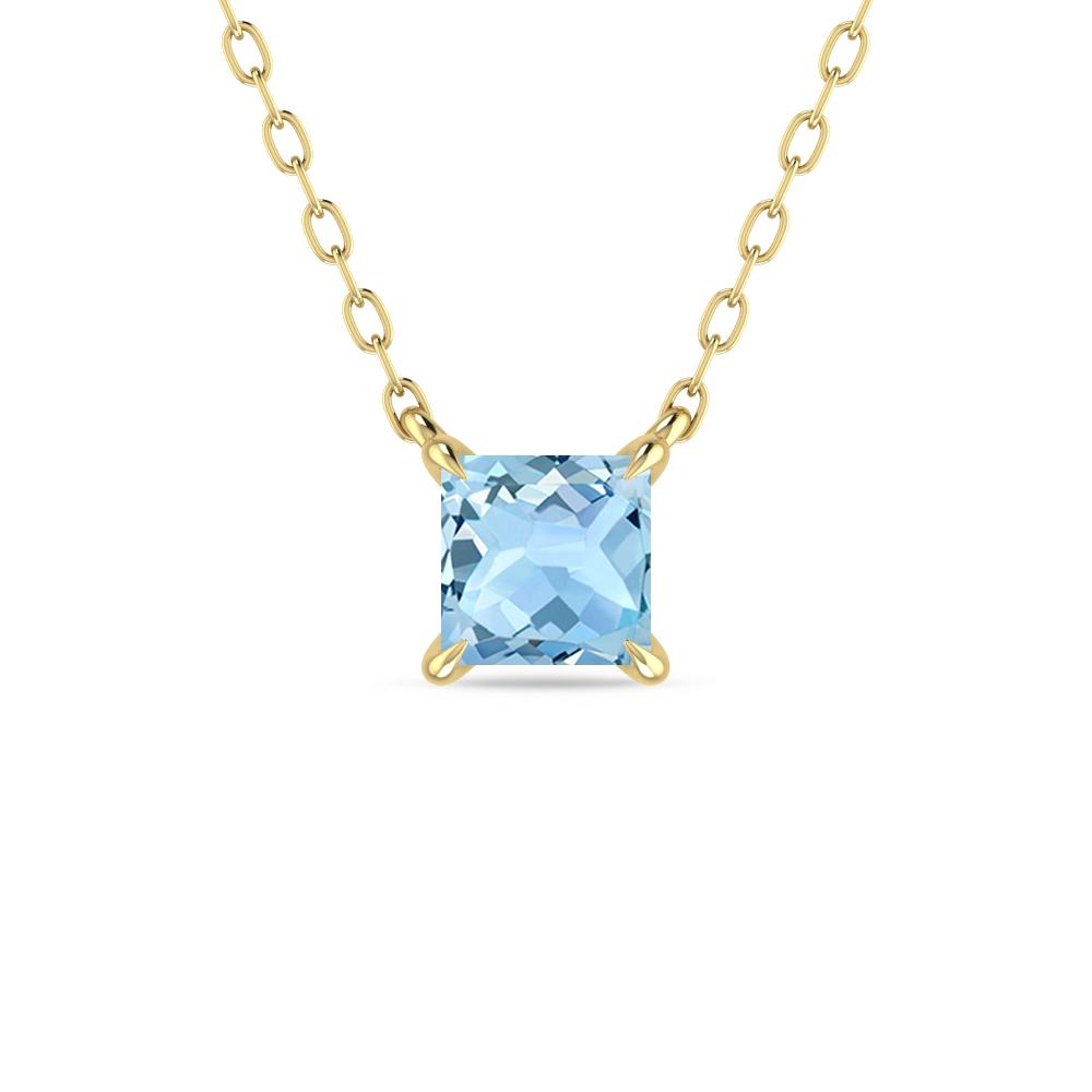 Yellow Gold - Aquamarine