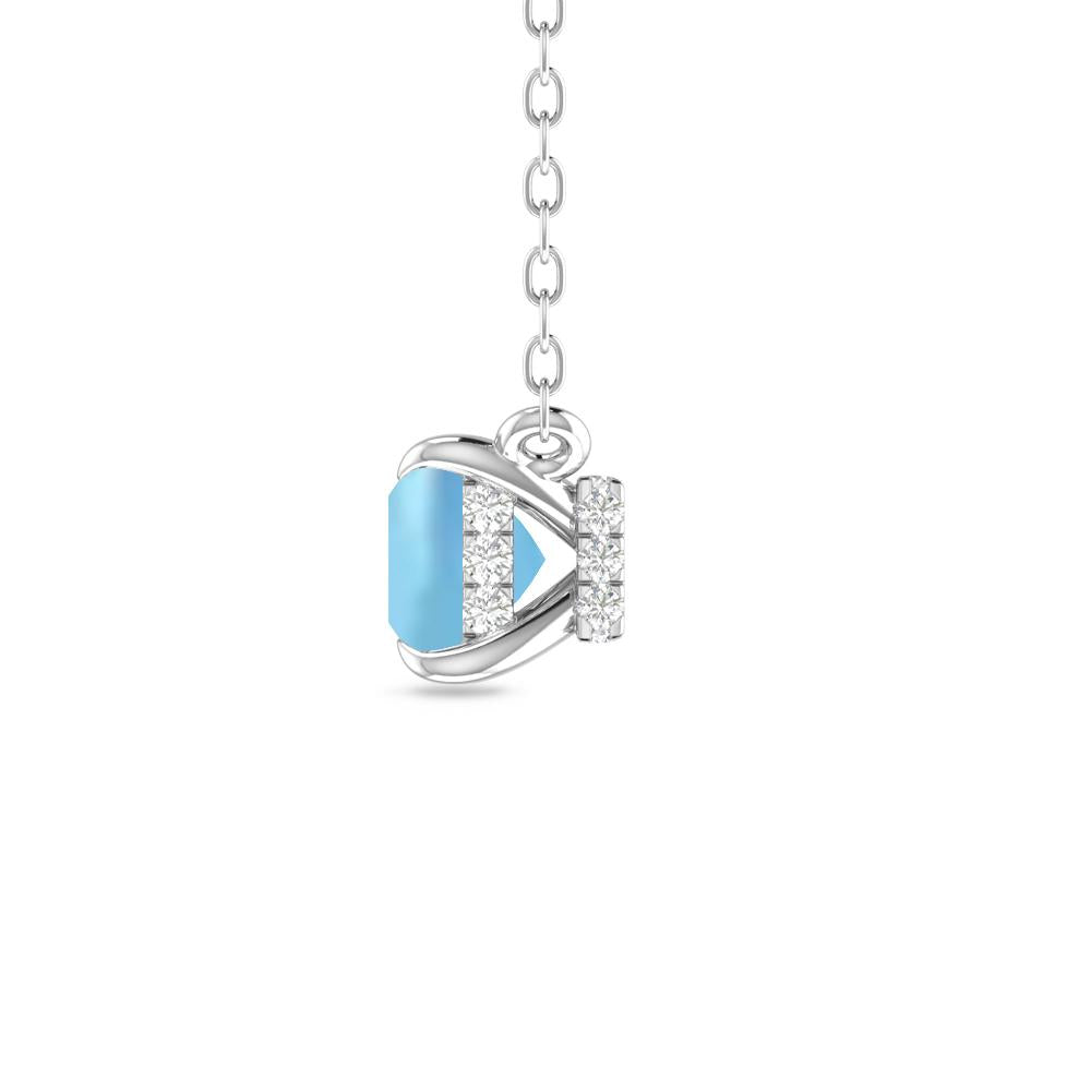 White Gold - Aquamarine