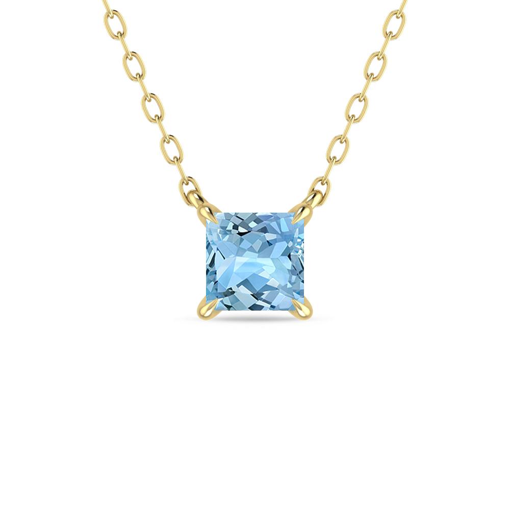 Yellow Gold - Aquamarine