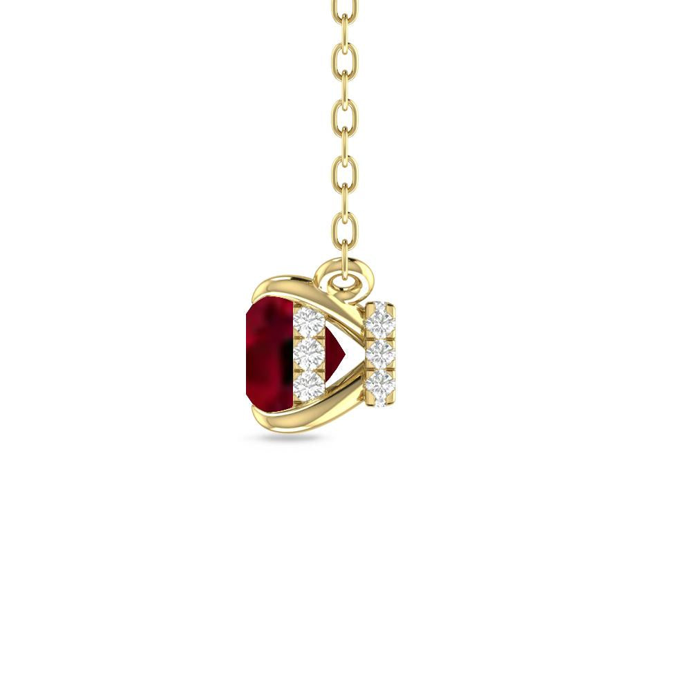 Yellow Gold - Garnet