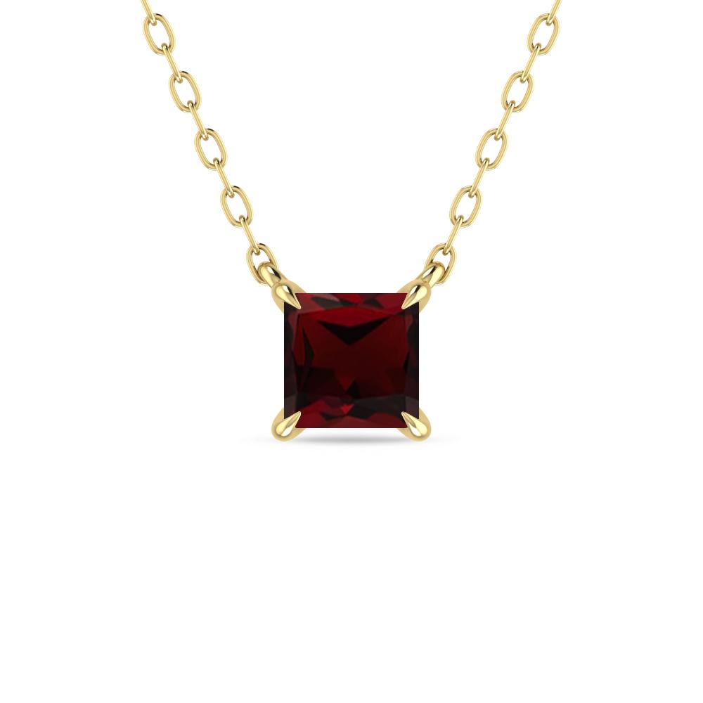 Yellow Gold - Garnet