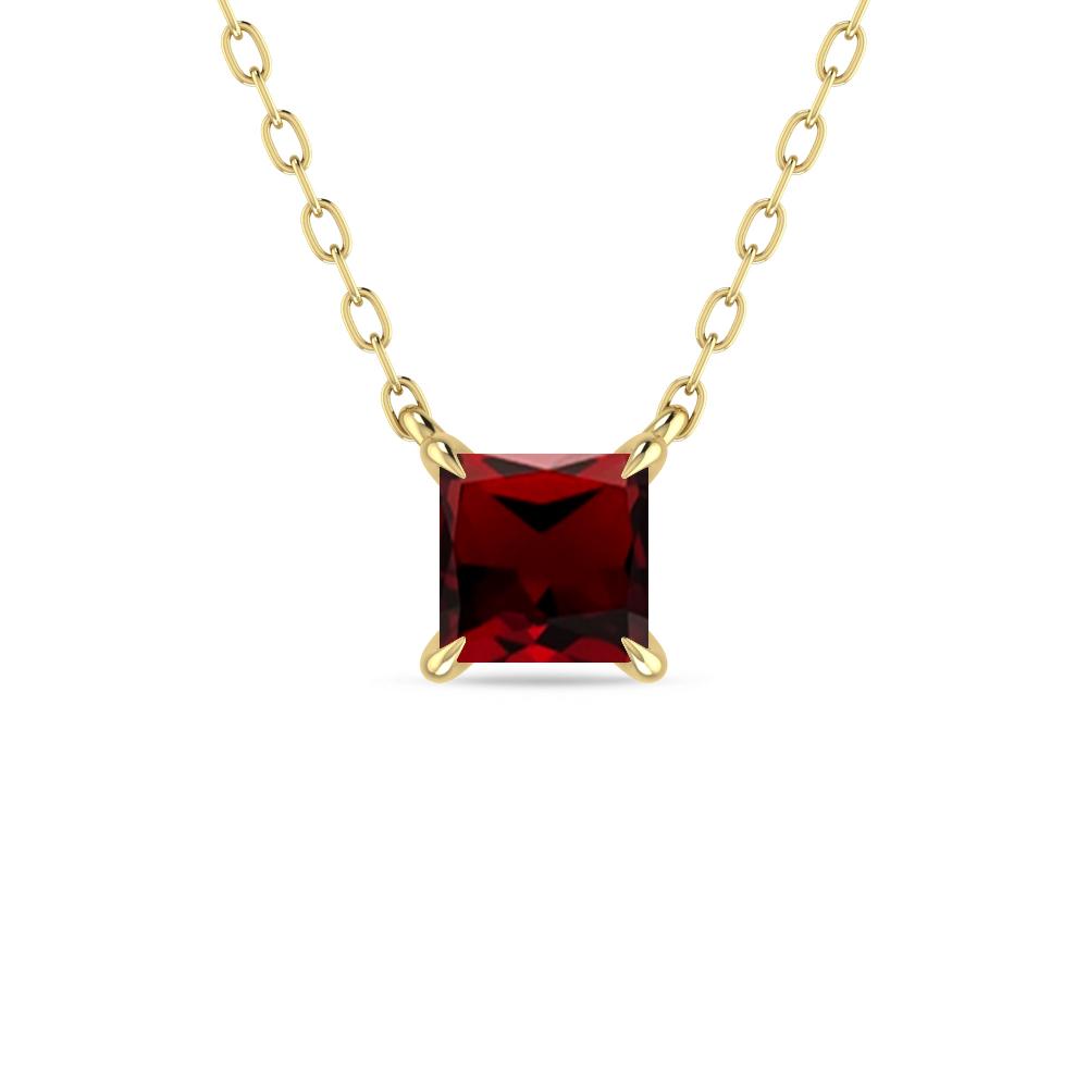 Yellow Gold - Garnet