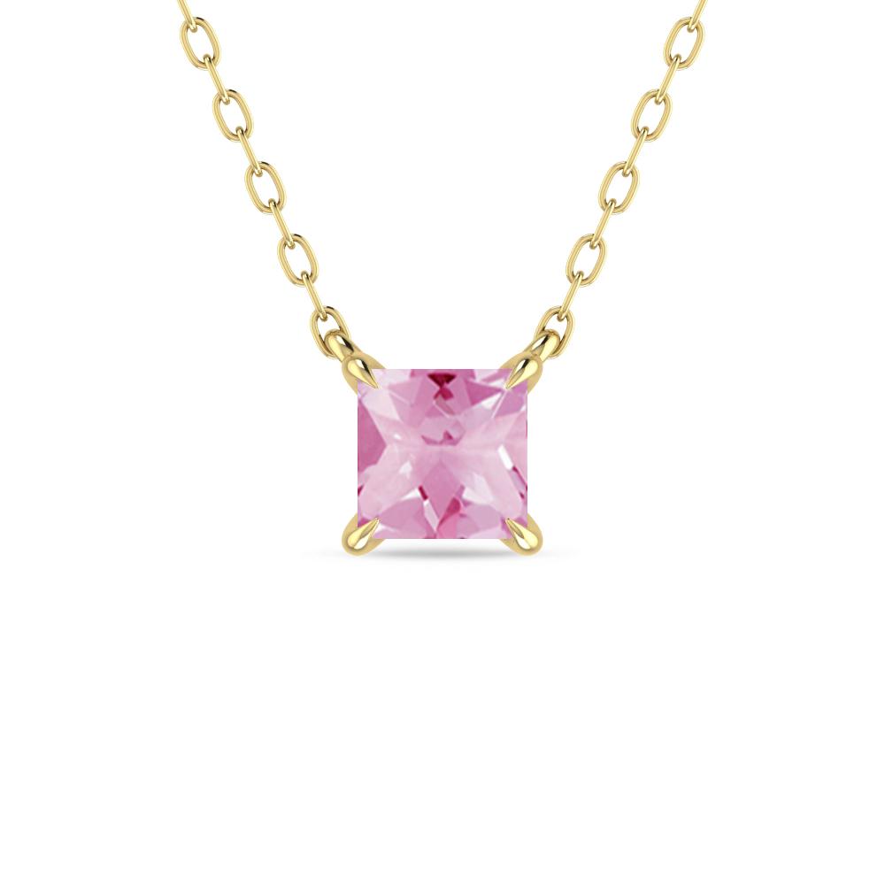 Yellow Gold - Pink Tourmaline