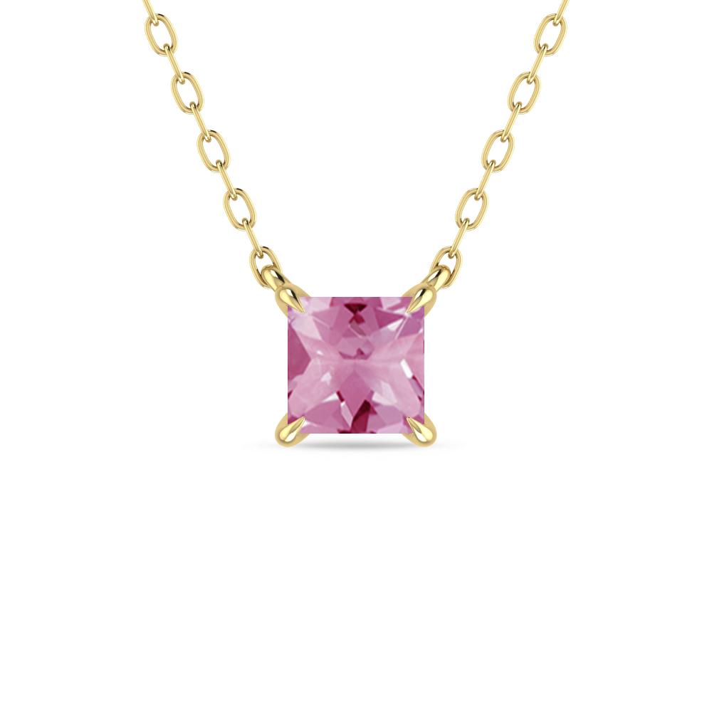 Yellow Gold - Pink Tourmaline