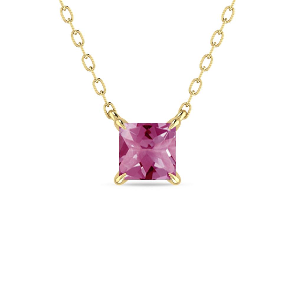 Yellow Gold - Pink Tourmaline