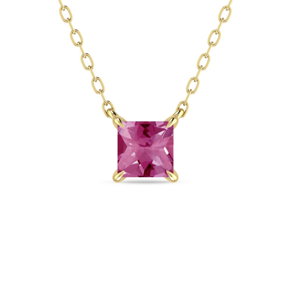 Yellow Gold - Pink Tourmaline