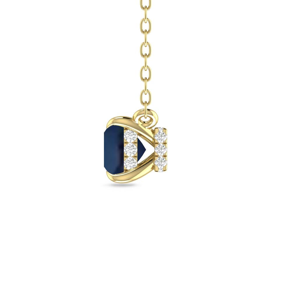 Yellow Gold - Sapphire