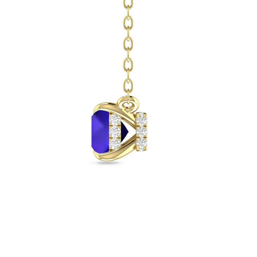 Yellow Gold - Tanzanite