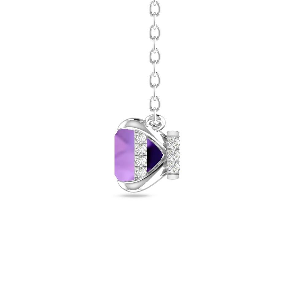 White Gold - Amethyst