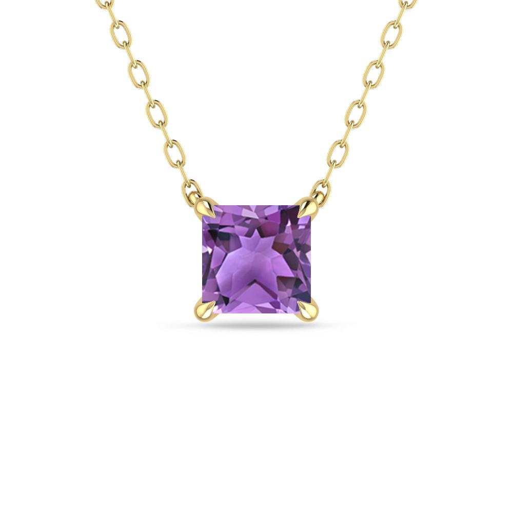 Yellow Gold - Amethyst