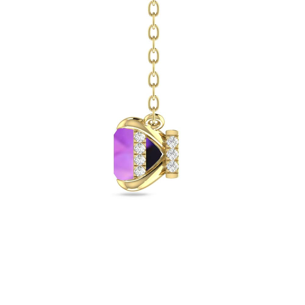 Yellow Gold - Amethyst