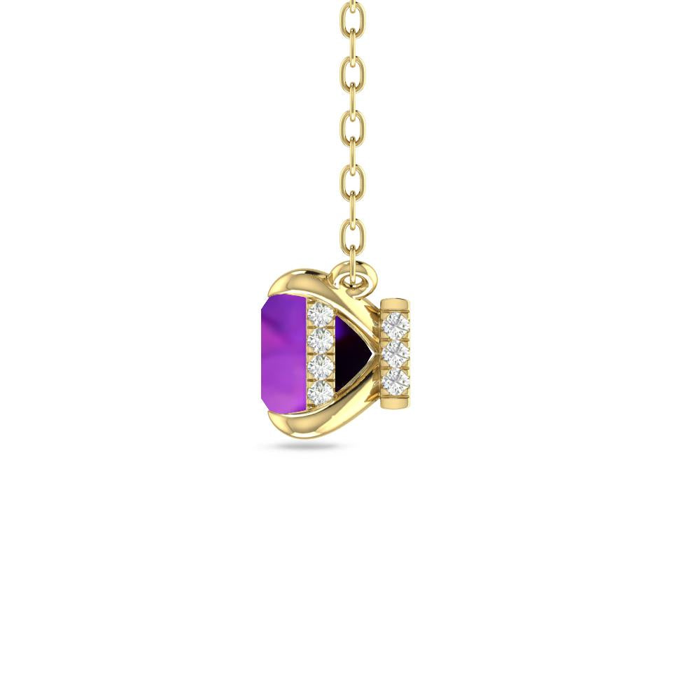 Yellow Gold - Amethyst