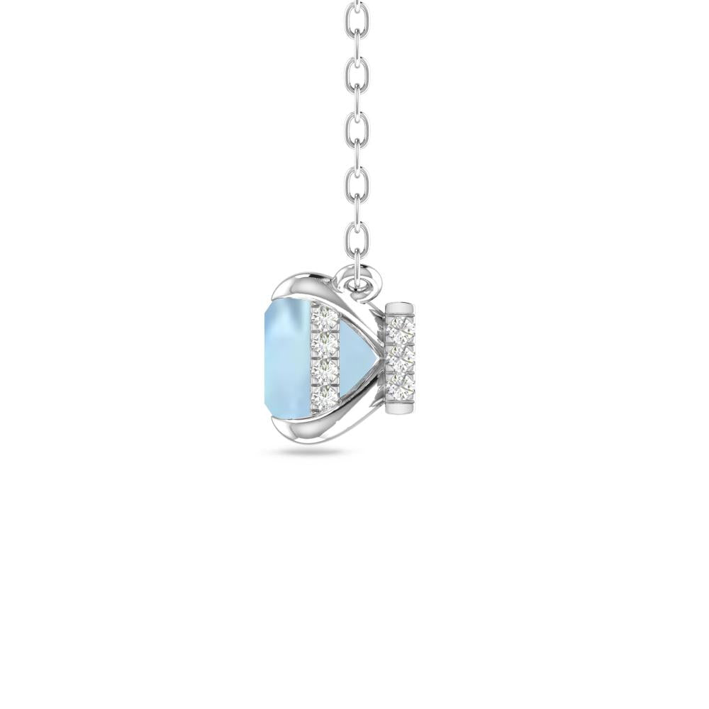 White Gold - Aquamarine