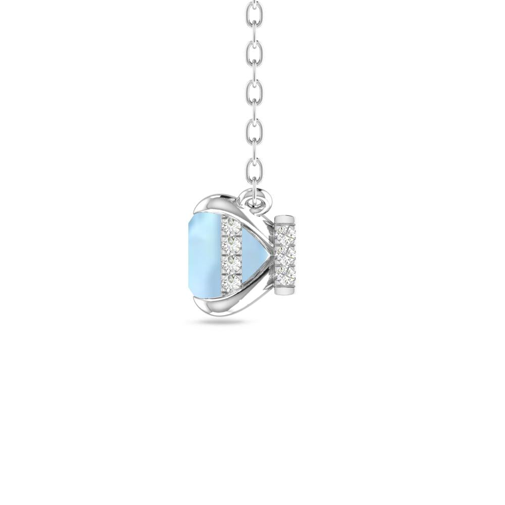 White Gold - Aquamarine