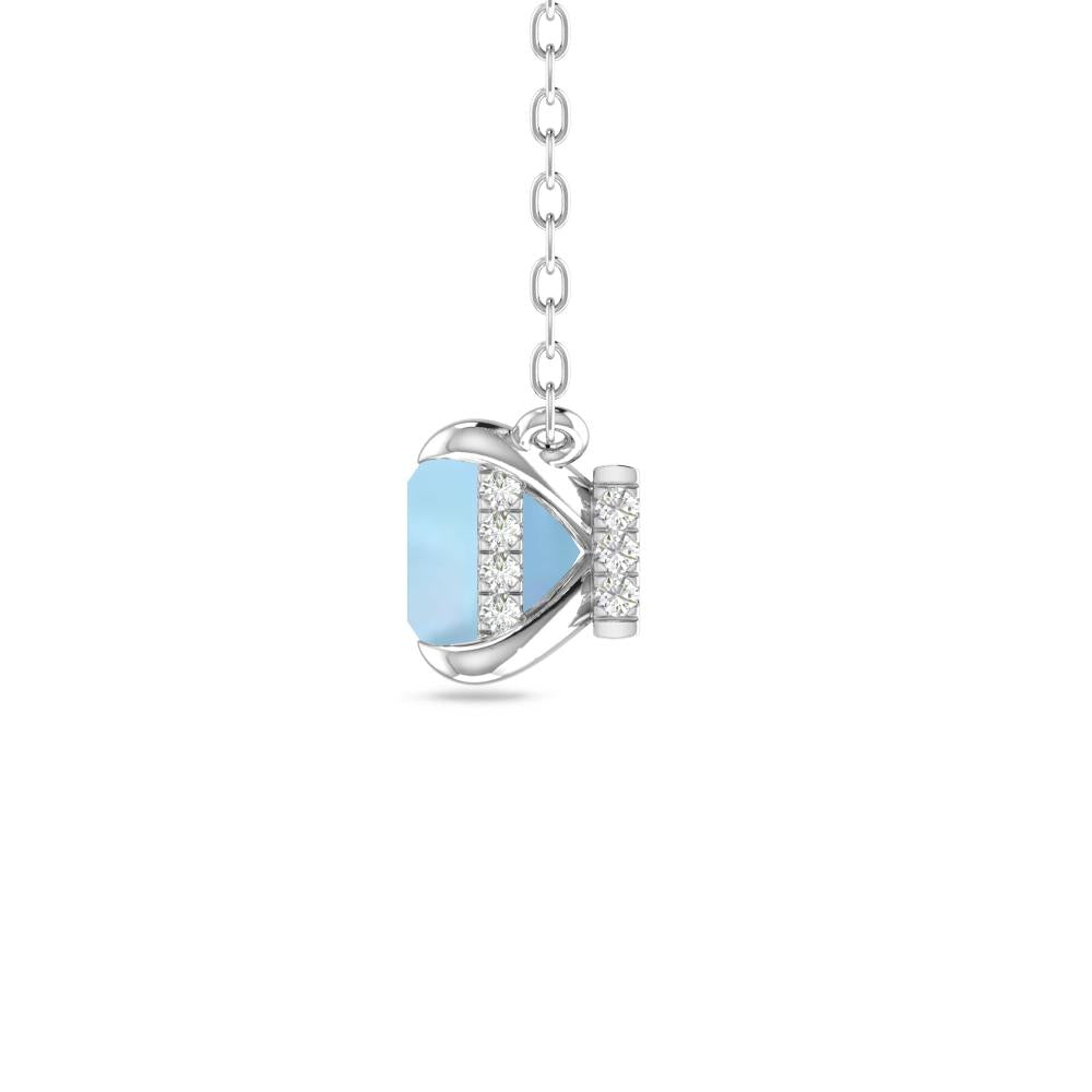 White Gold - Aquamarine