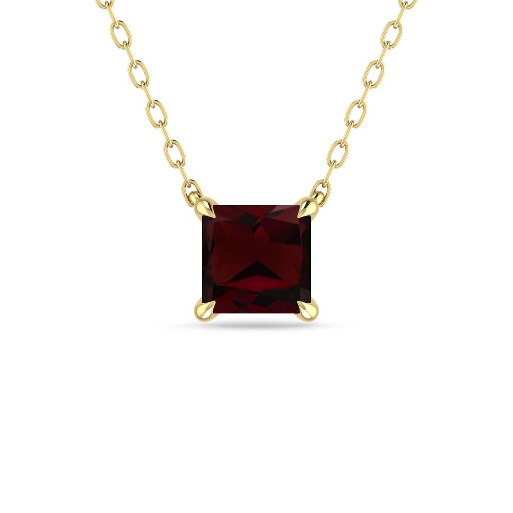 Yellow Gold - Garnet