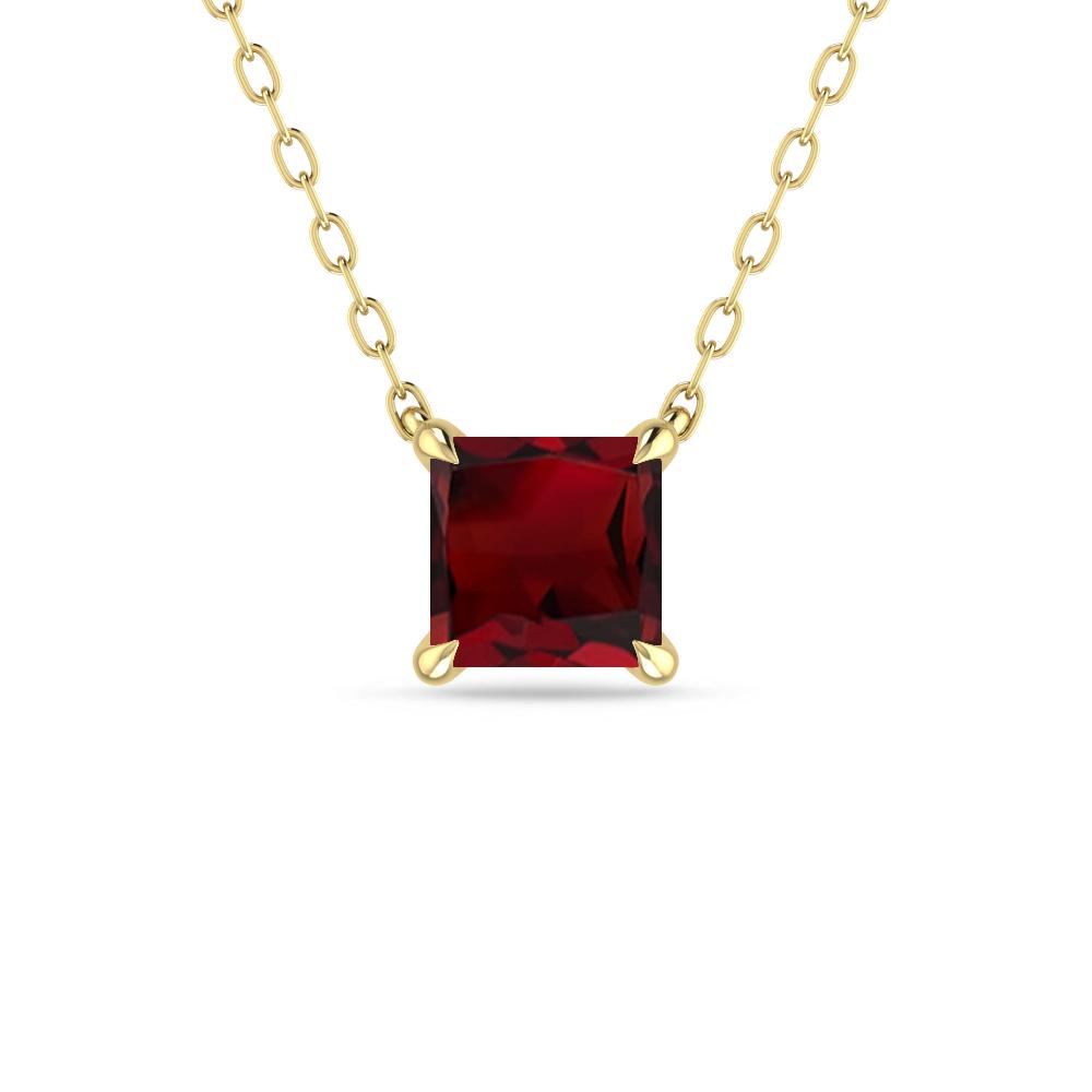 Yellow Gold - Garnet